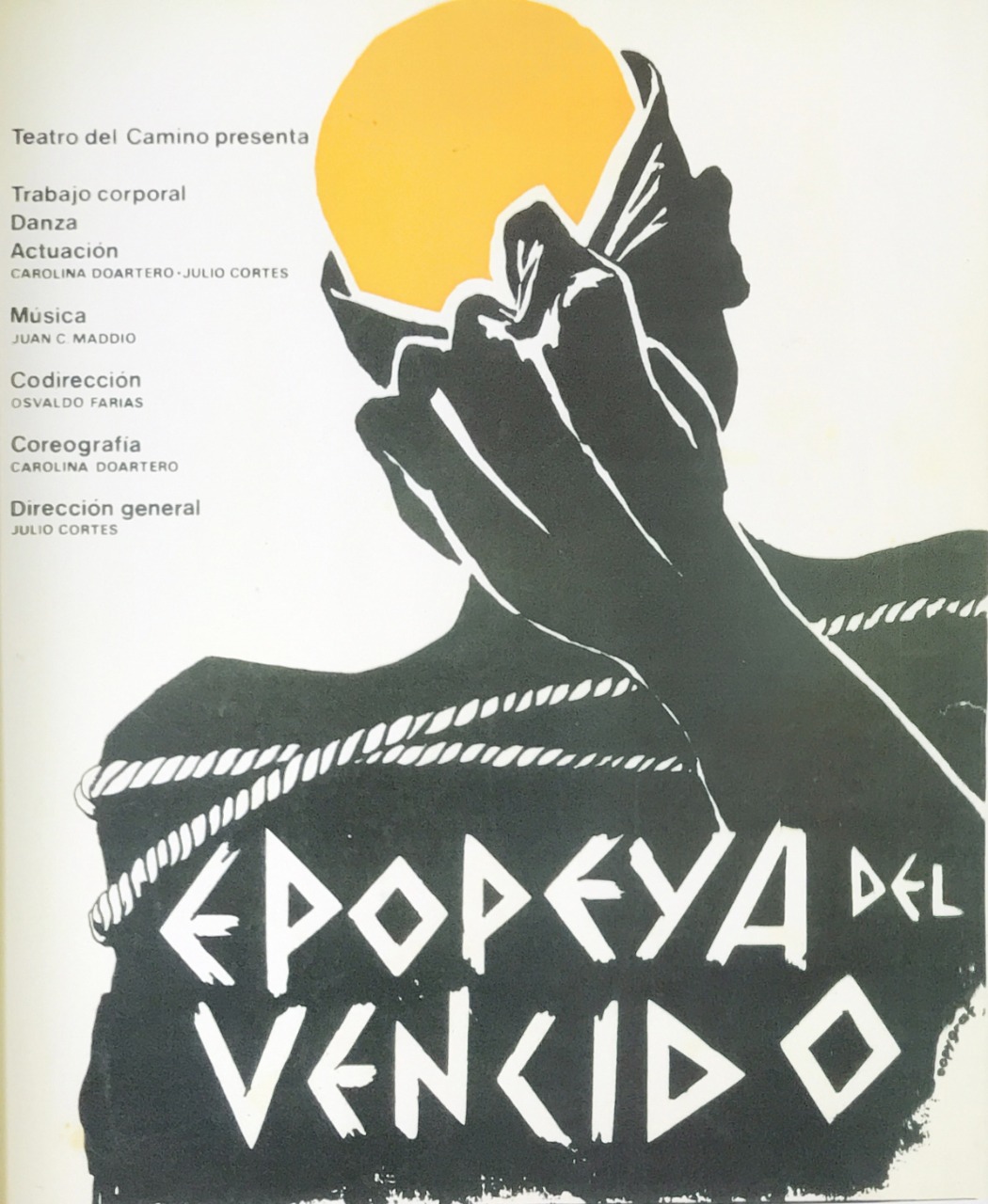 Poster Epopeya del Vencido